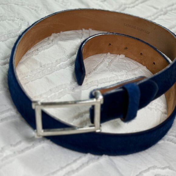 Men's Cobbler Union Calf Hair Belt - Picture 2 of 4